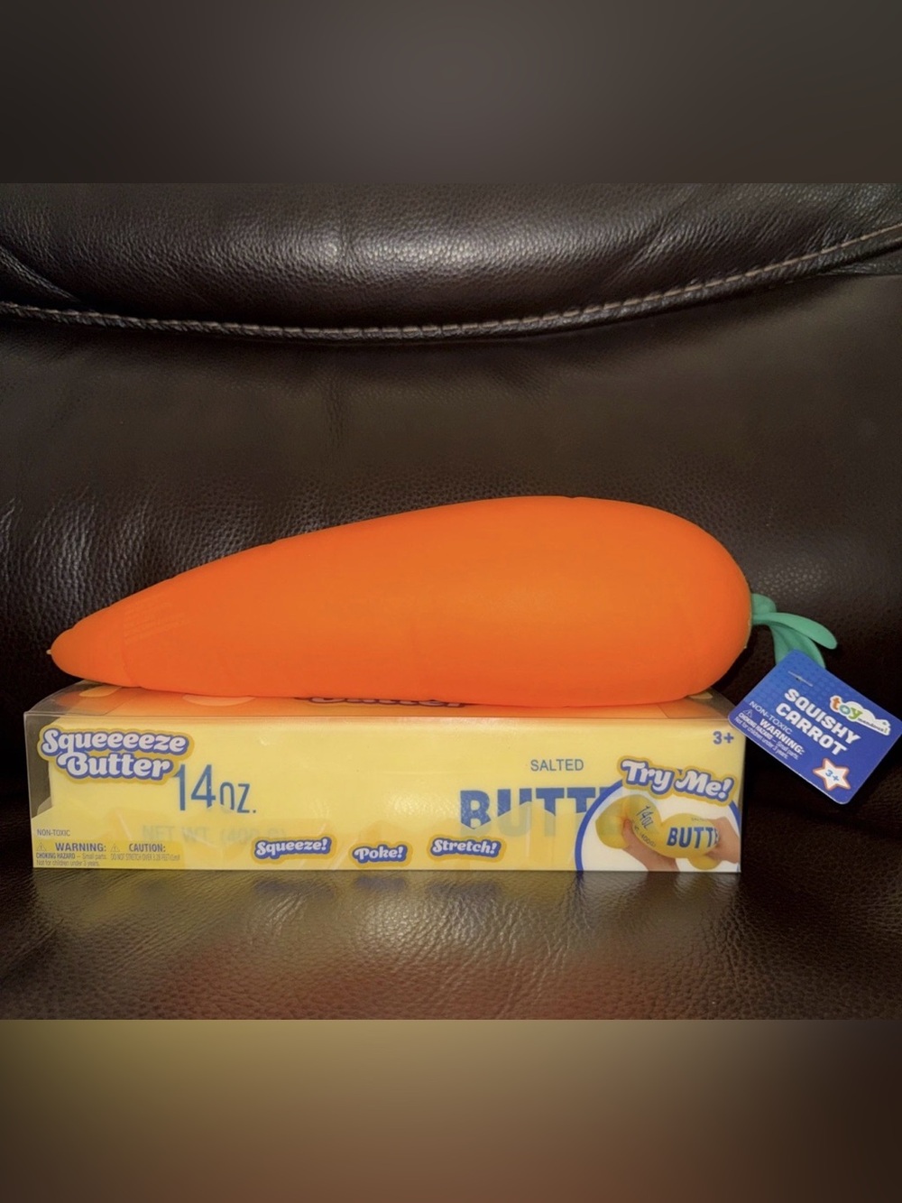 Sunny Days Squeeezy Salted Butter & Carrot lot of 2